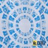 Штора для ванной Circle Light Blue фото 2